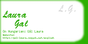 laura gal business card